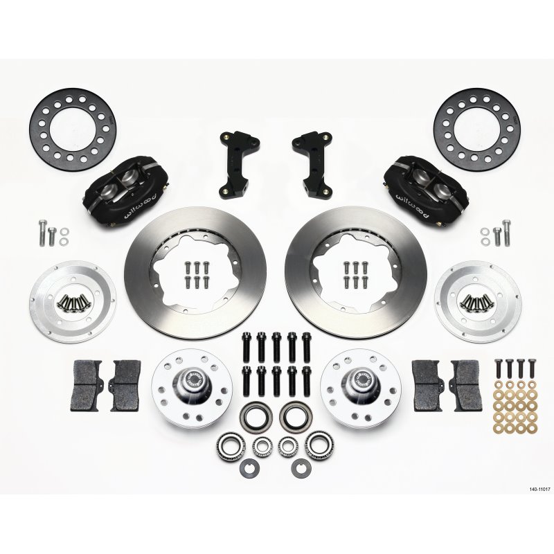 Wilwood Forged Dynalite Front Kit 11.00in 74-80 Pinto/Mustang II Disc Spindle only