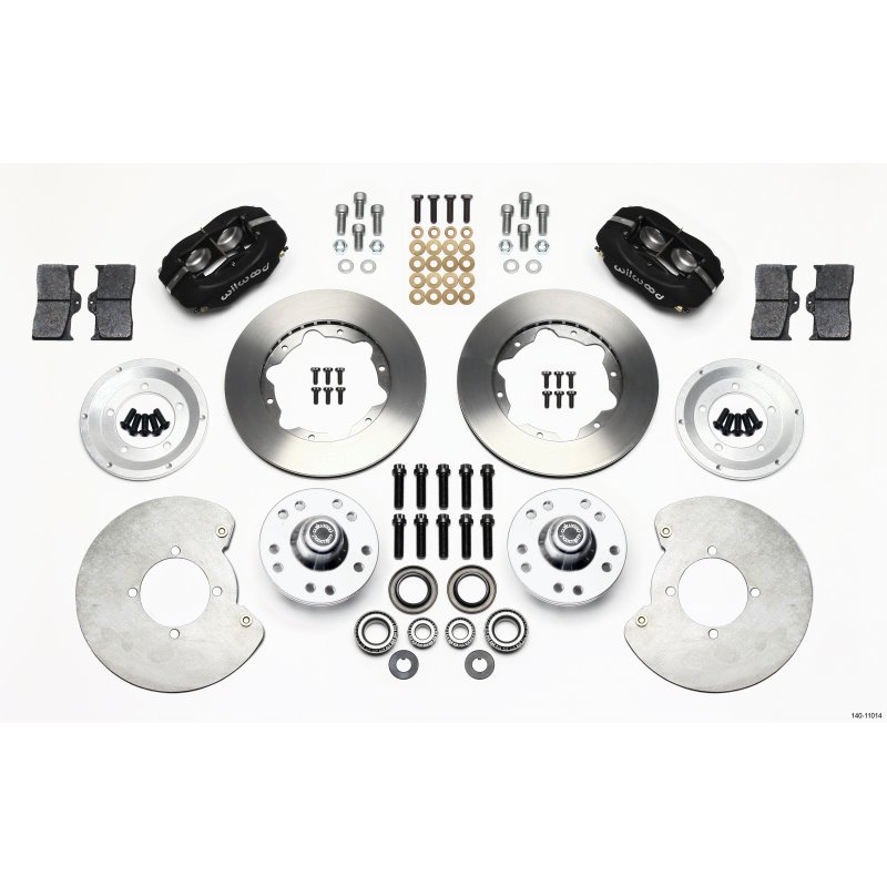 Wilwood Forged Dynalite Front Kit 11.00in 37-48 Ford Psgr. 360 Plate Mount