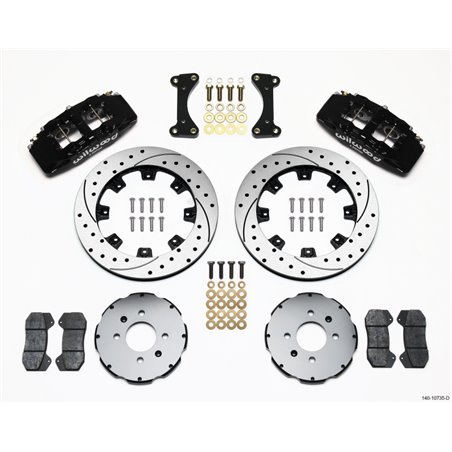 Wilwood Dynapro 6 Front Hat Kit 12.19in Drilled 94-01 Honda/Acura w/262mm Disc