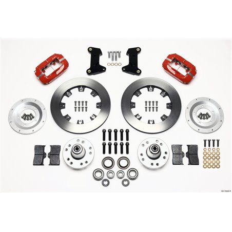 Wilwood Forged Dynalite Front Kit 12.19in Red 74-80 Pinto/Mustang II Disc Spindle only