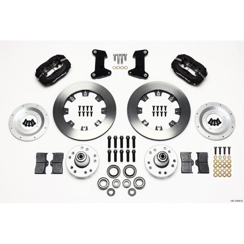 Wilwood Forged Dynalite Front Kit 12.19in 74-80 Pinto/Mustang II Disc Spindle only