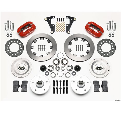 Wilwood Forged Dynalite Front Kit 11.75in Red 41-55 Cadillac