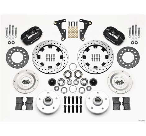 Wilwood Forged Dynalite Front Kit 11.75in Drilled 41-55 Cadillac