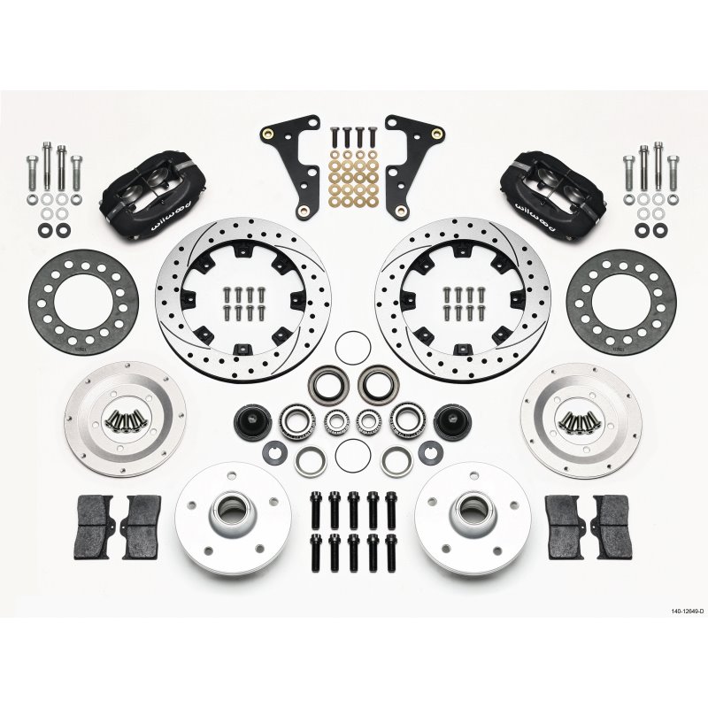 Wilwood Forged Dynalite Front Kit 11.75in Drilled 41-55 Cadillac