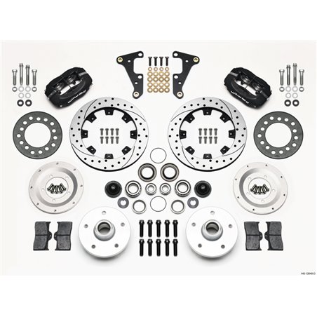 Wilwood Forged Dynalite Front Kit 11.75in Drilled 41-55 Cadillac