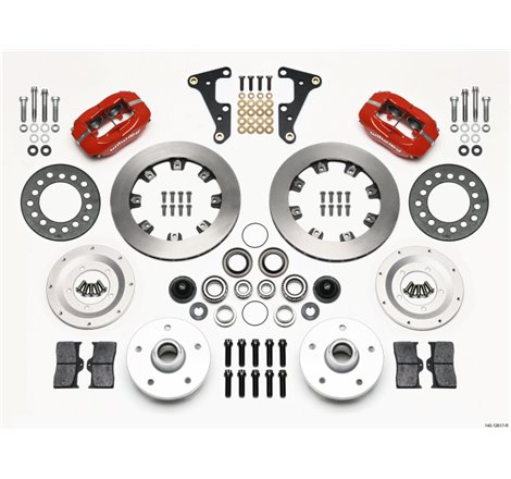 Wilwood Forged Dynalite Front Kit 11.75in Red 40-52 Oldsmobile