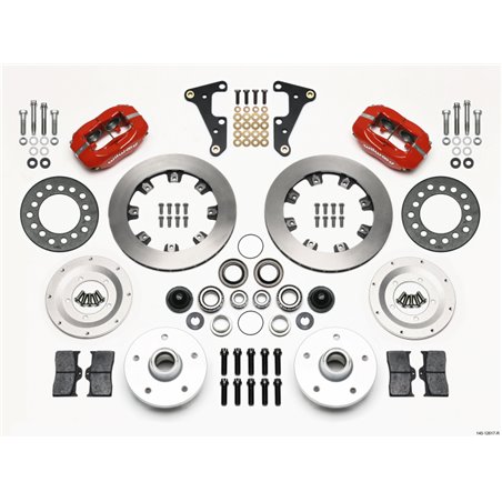 Wilwood Forged Dynalite Front Kit 11.75in Red 40-52 Oldsmobile