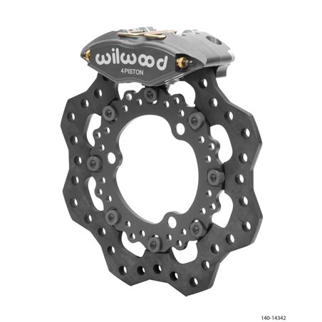 Wilwood Powerlite- Front Kit 11.75in Dirt Modified 11.75in Scalloped Steel Rotor