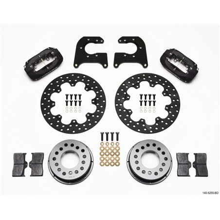 Wilwood Forged Dynalite Rear Drag Kit Drilled Rotor Mopar/Dana 2.36in Off w/Snap Ring Brng