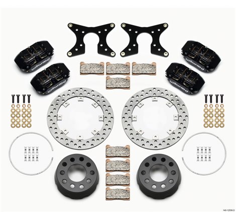 Wilwood Dynapro Lug Mount Dual Rear Dynamic Kit SA Drilled 58-64 Olds/Pont .690in Studs