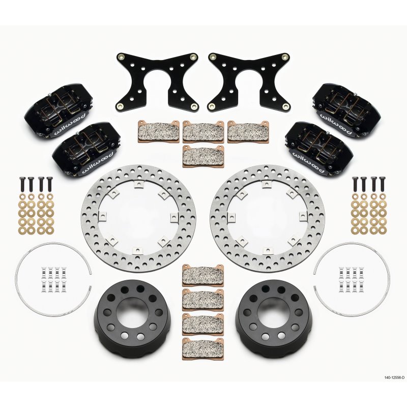 Wilwood Dynapro Lug Mount Dual Rear Dynamic Kit SA Drilled 58-64 Olds/Pont .690in Studs