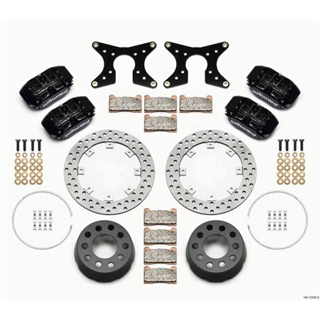 Wilwood Dynapro Lug Mount Dual Rear Dynamic Kit SA Drilled 58-64 Olds/Pont .690in Studs