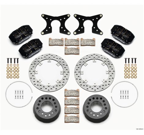 Wilwood Dynapro Lug Mount Dual Rear Dynamic Kit SA Drilled 58-64 Olds/Pont 1/2in Studs