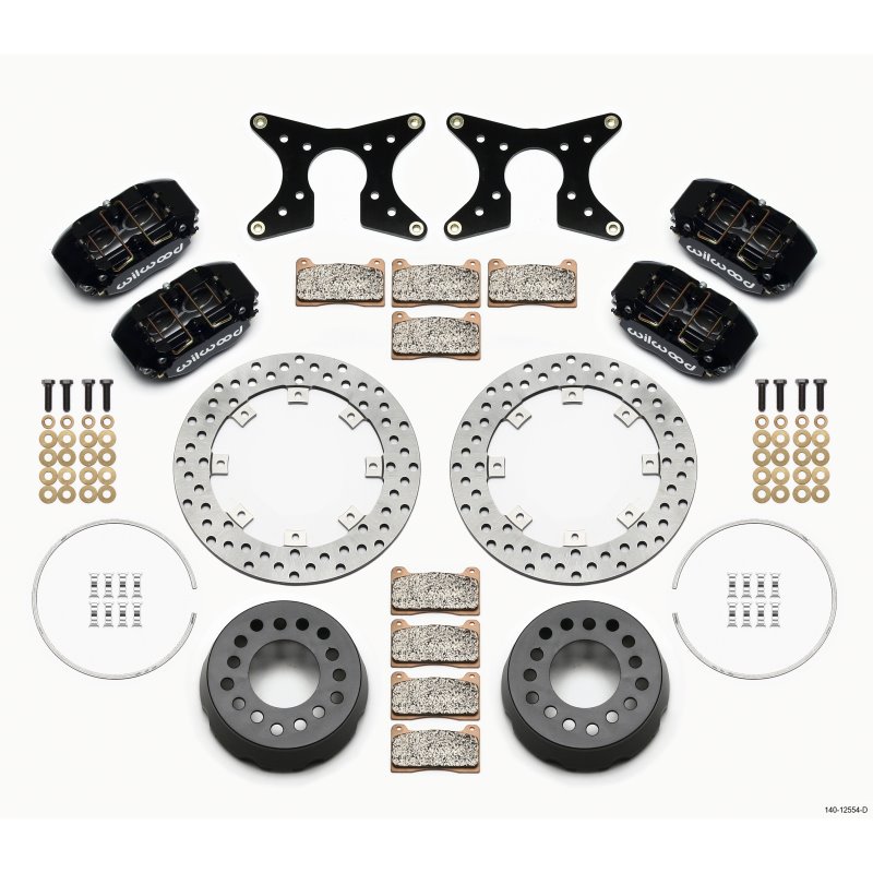 Wilwood Dynapro Lug Mount Dual Rear Dynamic Kit SA Drilled 58-64 Olds/Pont 1/2in Studs