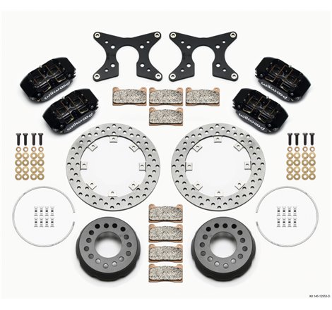 Wilwood Dynapro Lug Mount Dual Rear Dynamic Kit SA Drilled Big Ford 2.36in Offset