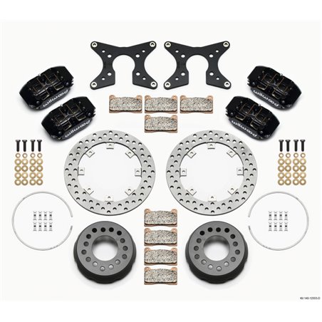 Wilwood Dynapro Lug Mount Dual Rear Dynamic Kit SA Drilled Big Ford 2.36in Offset