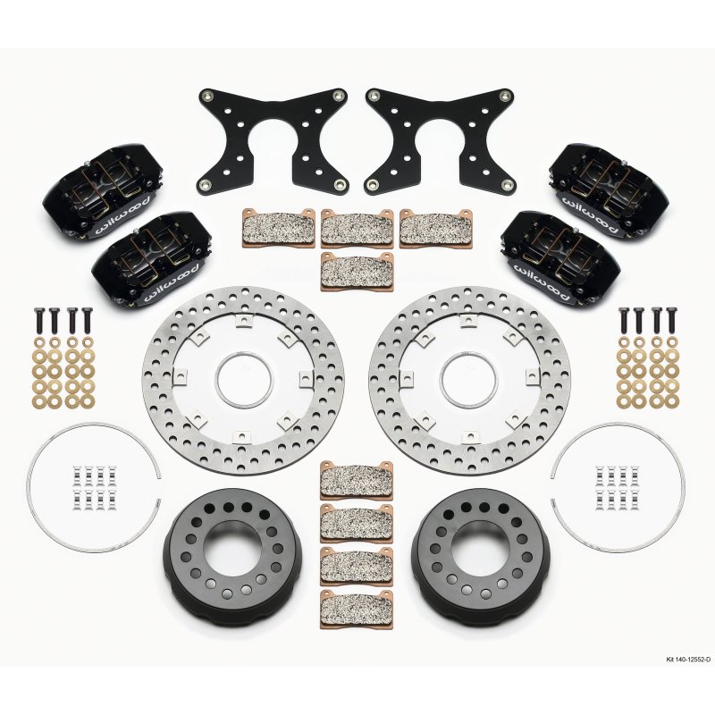 Wilwood Dynapro Lug Mount Dual Rear Dynamic Kit SA Drilled Big Ford New Style 2.50in Offset