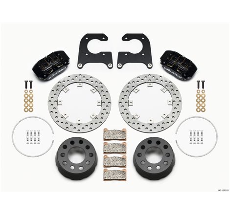 Wilwood Dynapro Lug Mount Single Rear Dynamic Kit SA Drilled M-W/Lamb Ends .690in Studs