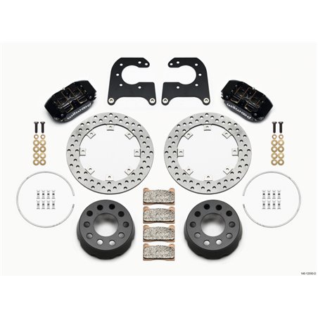 Wilwood Dynapro Lug Mount Single Rear Dynamic Kit SA Drilled 58-64 Olds/Pont .690in Studs