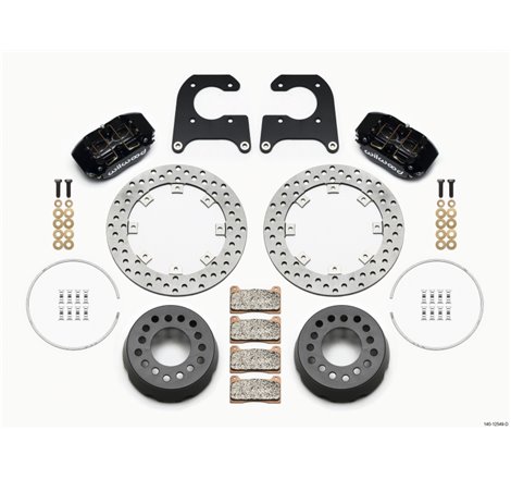 Wilwood Dynapro Lug Mount Single Rear Dynamic Kit SA Drilled M-W/Lamb Ends 1/2in Studs