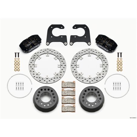 Wilwood Dynapro Lug Mount Single Rear Dynamic Kit SA Drilled M-W/Lamb Ends 1/2in Studs