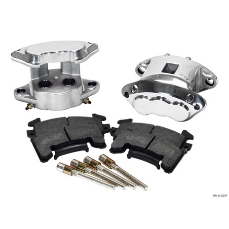 Wilwood D154 Rear Caliper Kit -Polished 1.12 / 1.12in Piston 0.81in Rotor