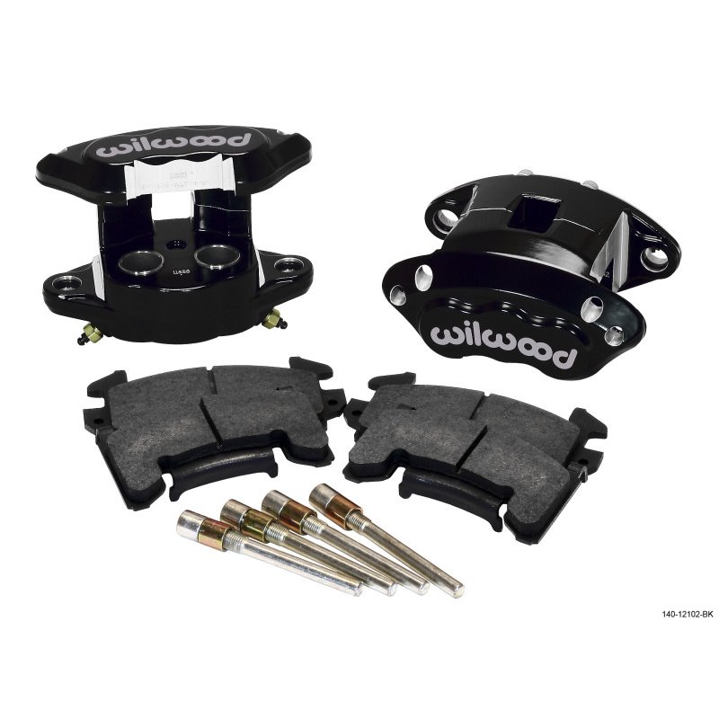 Wilwood D154 Rear Caliper Kit - Black 1.12 / 1.12in Piston 0.81in Rotor