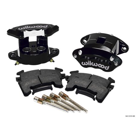 Wilwood D154 Rear Caliper Kit - Black 1.12 / 1.12in Piston 1.04in Rotor