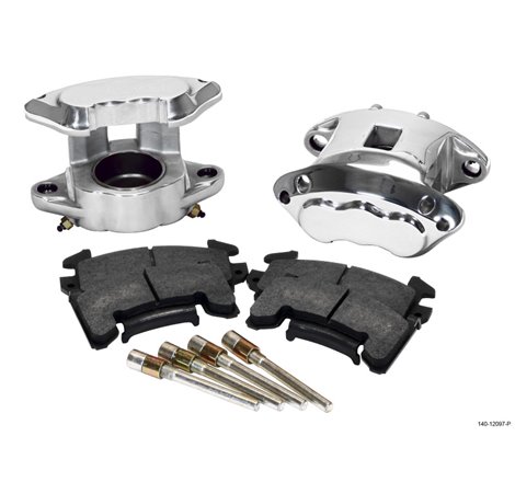 Wilwood D154 Front Caliper Kit -Polished 2.50in Piston 1.04in Rotor