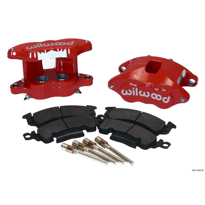 Wilwood D52 Rear Caliper Kit - Red 1.25 / 1.25in Piston 1.04in Rotor