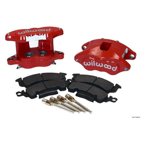 Wilwood D52 Rear Caliper Kit - Red 1.25 / 1.25in Piston 1.04in Rotor