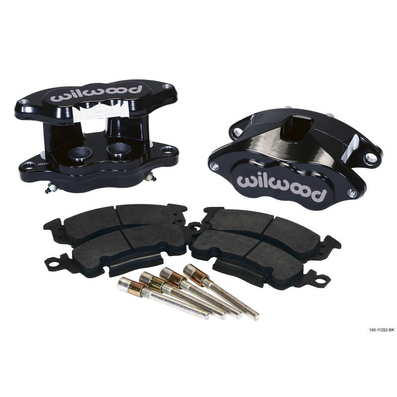 Wilwood D52 Rear Caliper Kit - Black Pwdr 1.25 / 1.25in Piston 1.28in Rotor