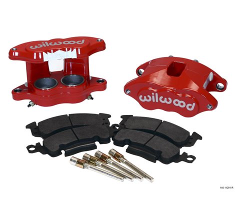 Wilwood D52 Front Caliper Kit - Red 2.00 / 2.00in Piston 1.04in Rotor