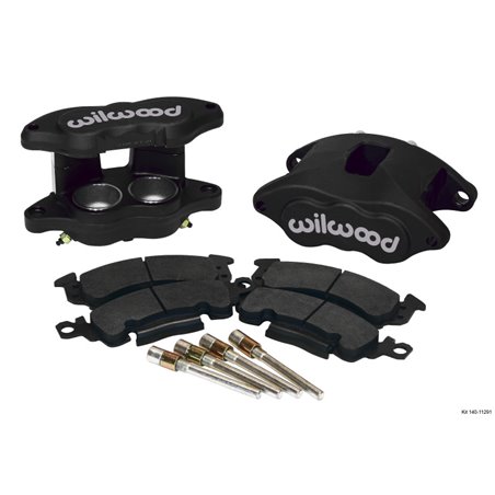 Wilwood D52 Front Caliper Kit - Gray Type III Ano 2.00 / 2.00in Piston 1.04in Rotor