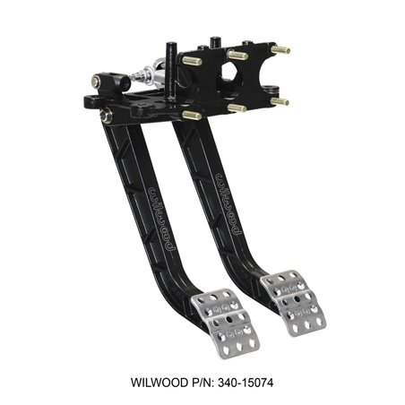 Wilwood Adjustable-Trubar Dual Pedal - Brake / Clutch - Rev. Swing Mount - 6.25:1