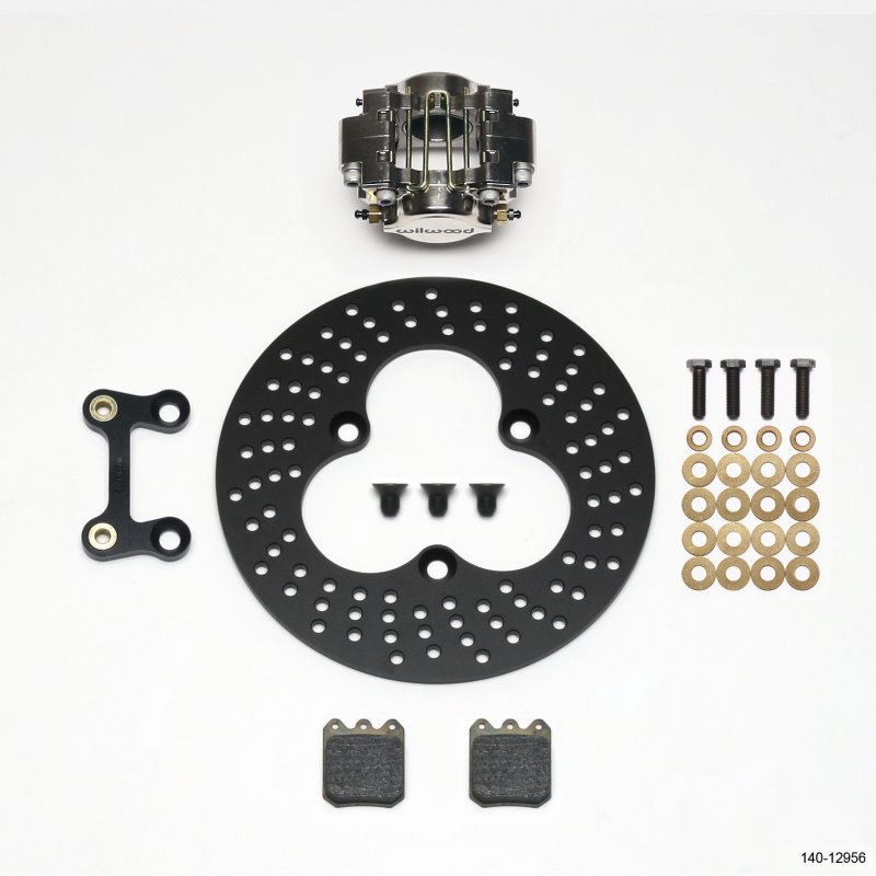 Wilwood Dynapro Single LW Left Front Kit - Sprint 10.95in Aluminum Drilled Rotor