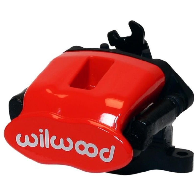 Wilwood Caliper-Combination Parking Brake-Pos 13-L/H-Red 41mm piston .81in Disc