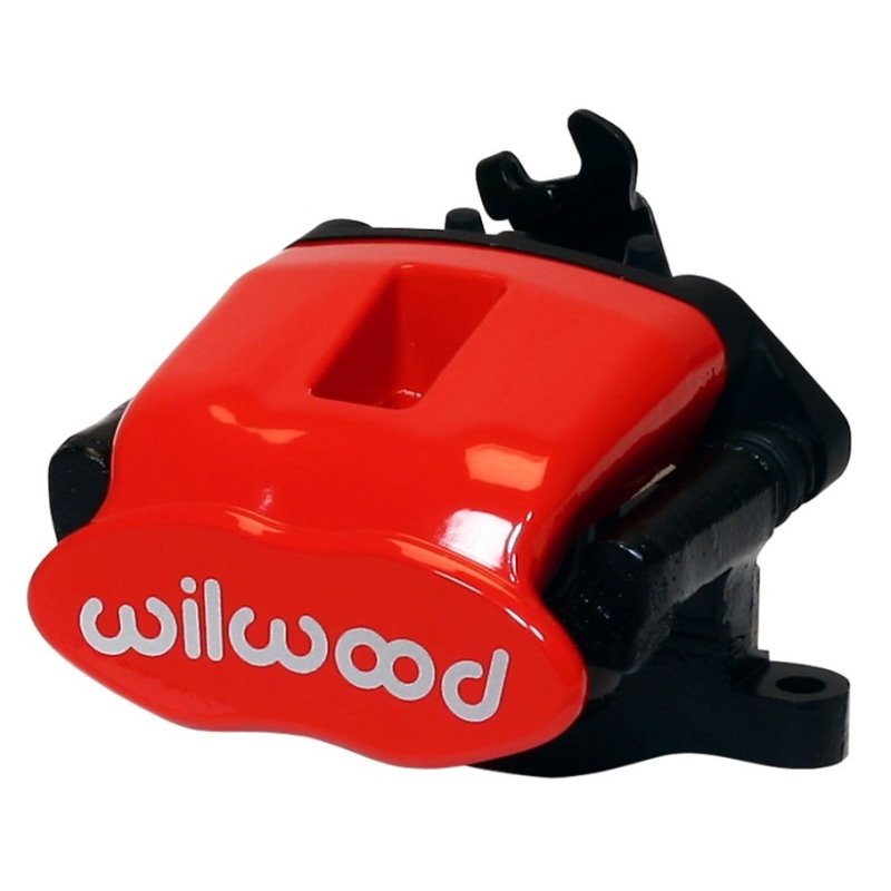 Wilwood Caliper-Combination Parking Brake-Pos 1-L/H-Red 34mm piston .81in Disc