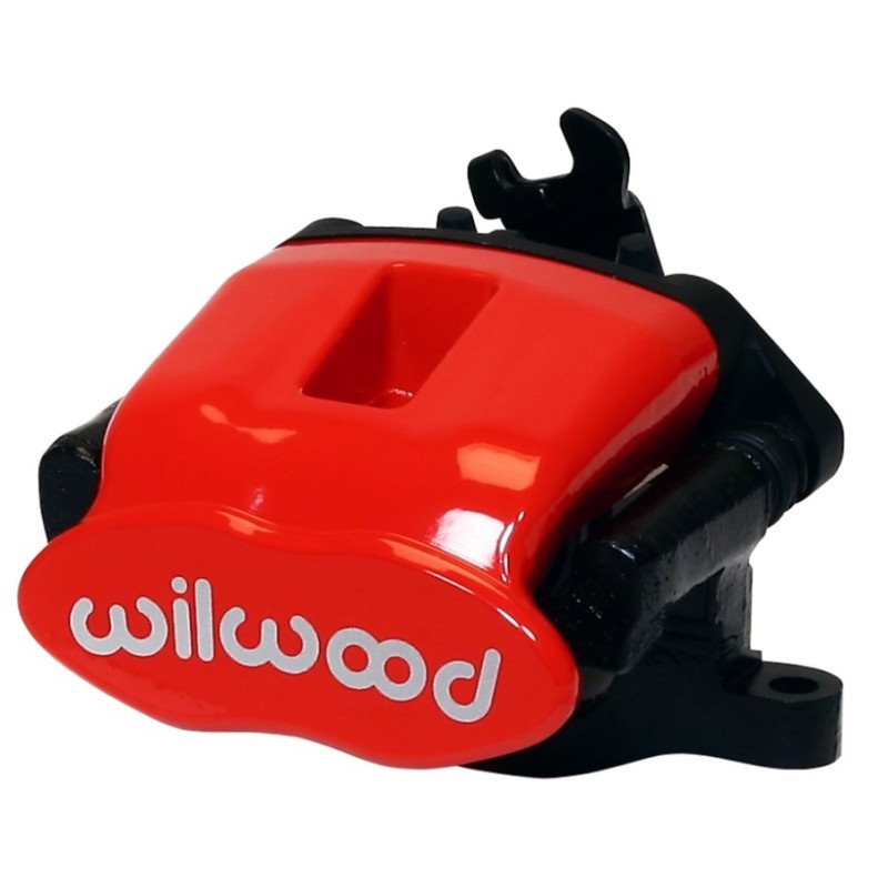 Wilwood Caliper-Combination Parking Brake-Pos 1-R/H-Red 34mm piston .81in Disc