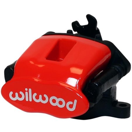 Wilwood Caliper-Combination Parking Brake-R/H-Red 41mm piston .81in Disc