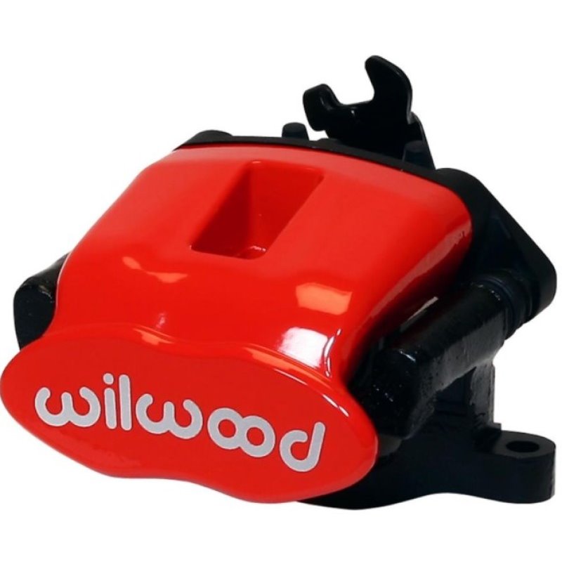 Wilwood Caliper-Combination Parking Brake-Pos 6-R/H-Red 41mm piston .81in Disc