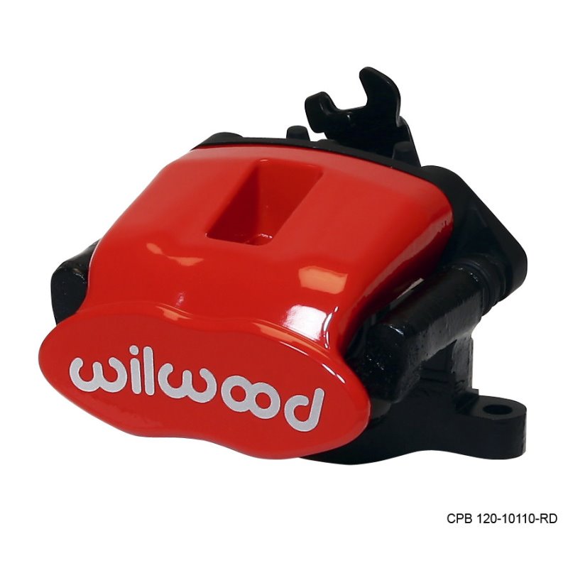 Wilwood Caliper-Combination Parking Brake-L/H-Red 41mm piston 1.00in Disc