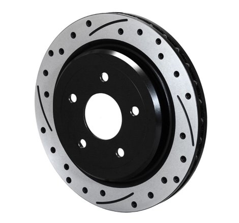 Wilwood Rotor-Rear-SRP-C5/C6 Vette-LH-BLK 12.00 x 1.03 - 5 x 4.75in