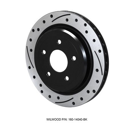 Wilwood Rotor-Rear-SRP-C5/C6 Vette-RH-BLK 12.00 x 1.03 - 5 x 4.75in