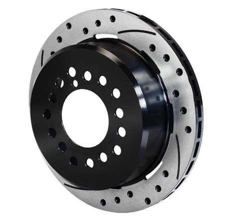 Wilwood Rotor-1.91in Offset-SRP-BLK-Drill-LH 12.19 x .810 - 5 Lug 3.12in Reg-C10