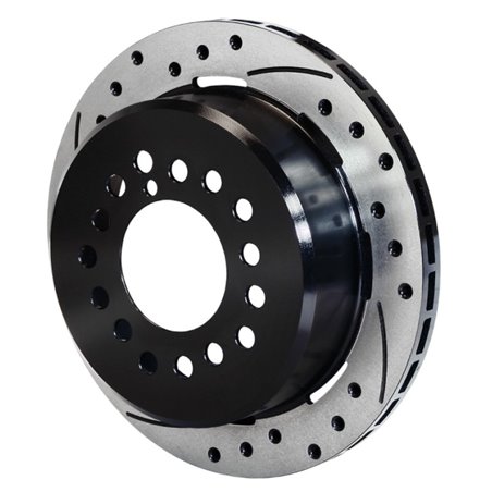 Wilwood Rotor-1.91in Offset-SRP-BLK-Drill-LH 12.19 x .810 - 5 Lug 3.12in Reg-C10