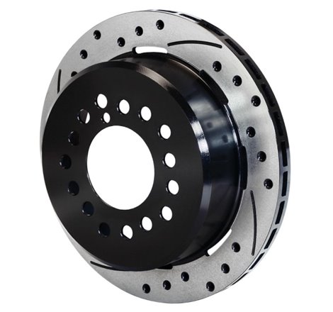 Wilwood Rotor-1.91in Offset-SRP-BLK-Drill-RH 12.19 x .810 - 5 Lug 3.12in Reg-C10