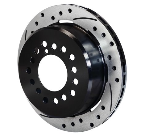 Wilwood Rotor-2.32in Offset-SRP-BLK-Drill-RH 12.19 x .810 - 5 Lug