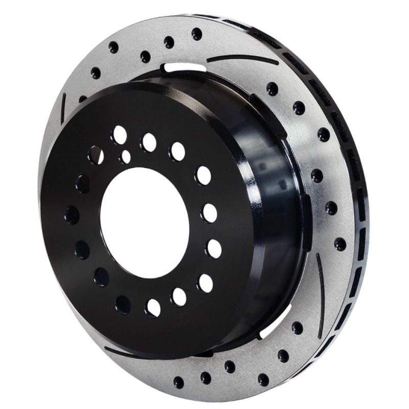 Wilwood Rotor-1.91in Offset-SRP-BLK-Drill-RH 12.19 x .810 - 5 Lug