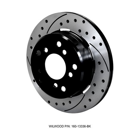 Wilwood Rotor-1.91in Offset-SRP-BLK-Drill-RH 12.19 x .810 - 5 x 5.50